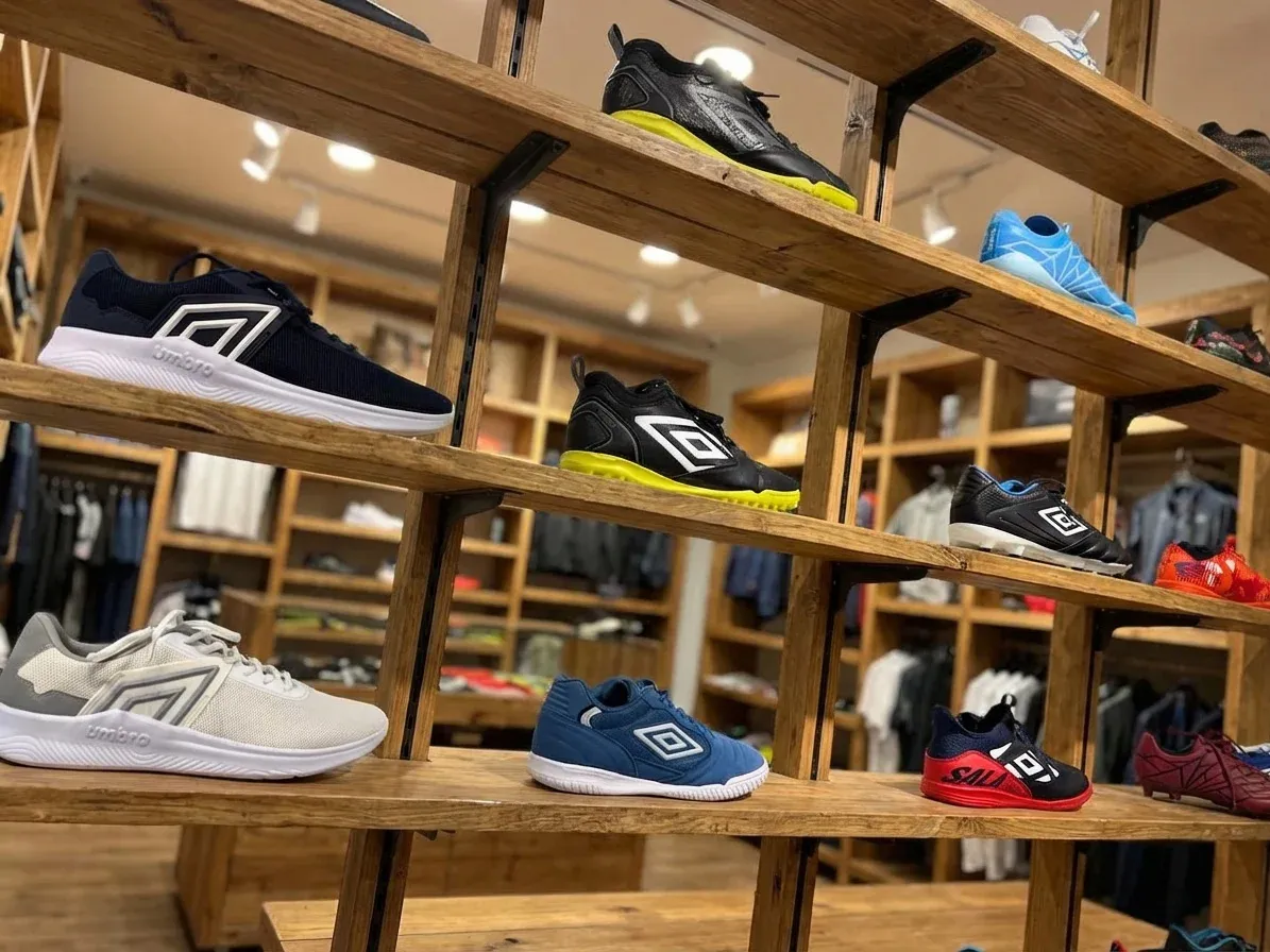 UMBRO footwear on store shelves in Kazakhstan