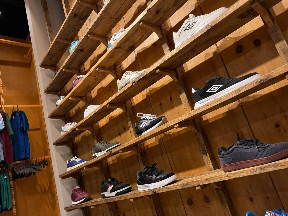 UMBRO footwear on store shelves in Kazakhstan